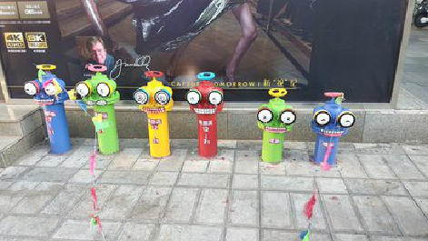 临湘商业区彩绘