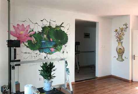 临湘墙体彩绘相比墙纸的优势。