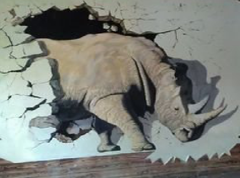 临湘在墙绘中，如何绘制3D效果？